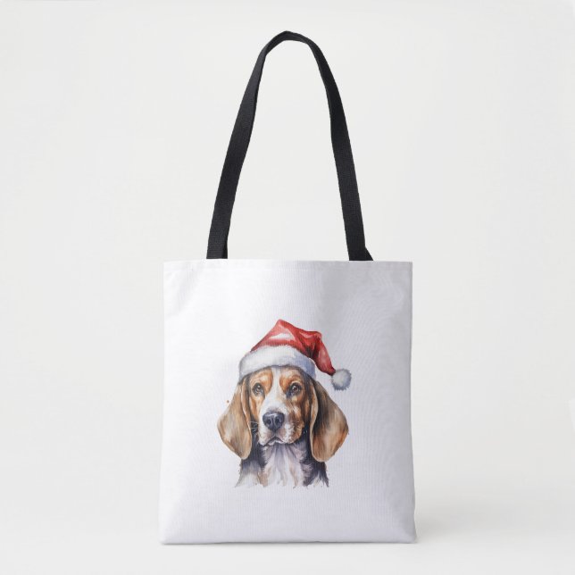 Beagle Weihnachtshund (Vorderseite)