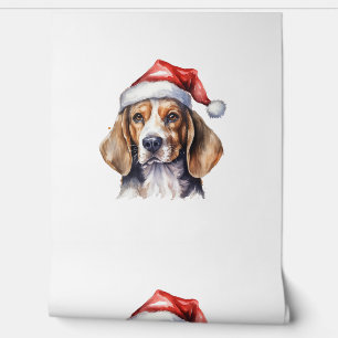 Beagle Weihnachtshund Tapete