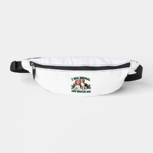 Beagle Weihnachtshundebesitzer Xmas Urlaub Pajama Bauchtasche