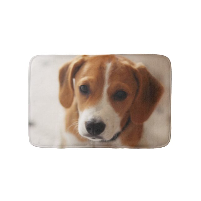 Beagle-Welpe 2 Badematte (Vorderseite)