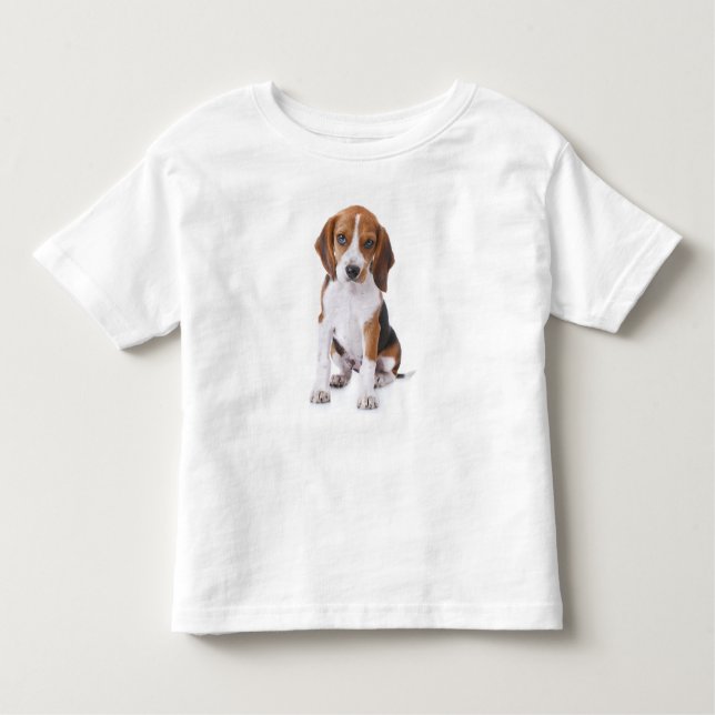 Beagle Welpe Hund Kleinkind T - Shirt (Vorderseite)
