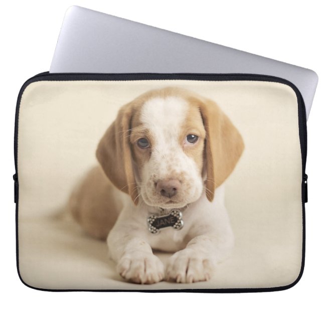 Beagle-Welpe Laptopschutzhülle (Vorderseite)