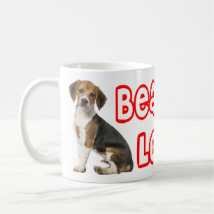 Beagle-Welpe - Rote Liebe Beagles Tasse