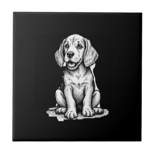 Beagle-Welpe süß, Familie Tierliebhaber Tank Top Fliese