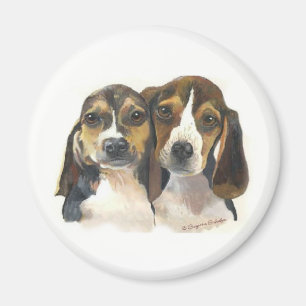 Beagle-Welpen-Magnet Magnet