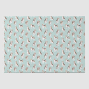 Beagle-Welpen-Muster Seidenpapier