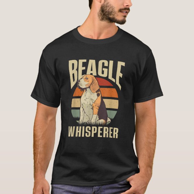 Beagle Whisperer Lover Puppy Beagle Dog T-Shirt (Vorderseite)