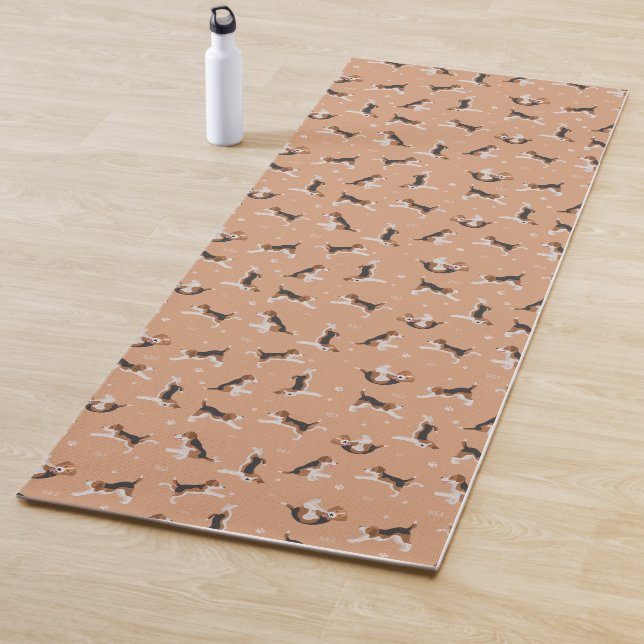 Beagle-Yoga-Pose Yogamatte (Beispiel)