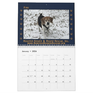 Beagles and Buddies 2026 Calendar Kalender