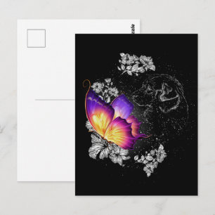 Beagles Hund mit Schmetterling Hund im Himmel Gede Postkarte