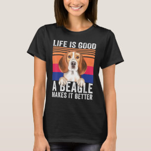 Beagles machen Ihr Leben gut Vintage T-Shirt