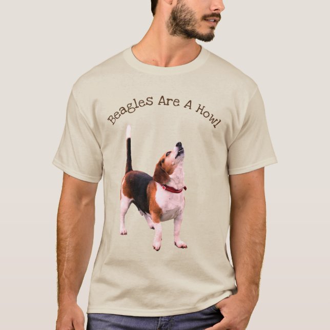 Beagles sind ein Heuschrei Niedlicher Hund T-Shirt (Vorderseite)