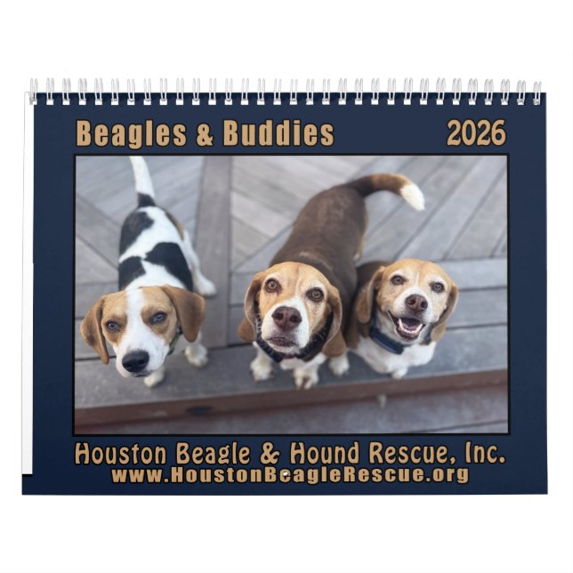 Beagles und Freunde 2026 Kalender (Titelbild)