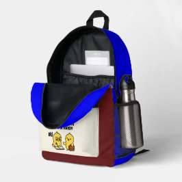Beak & Bonk, STUDIENMOTIVATIONS-TASCHE Bedruckter Rucksack