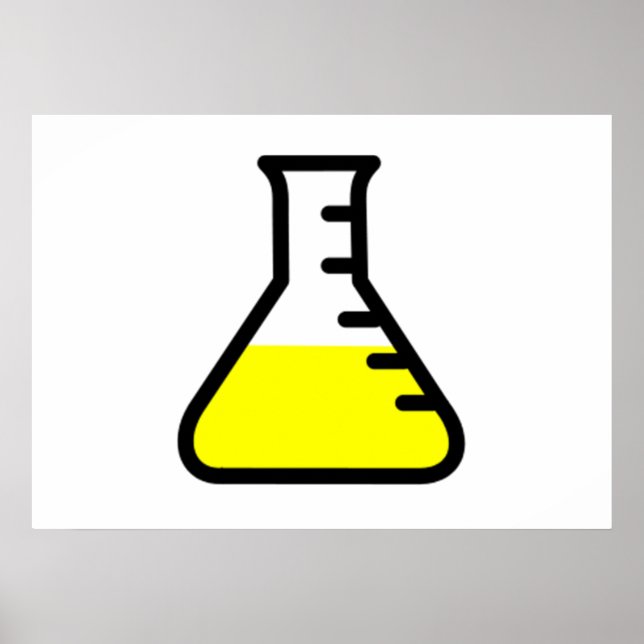 Beaker für Chemie Poster (Vorne)