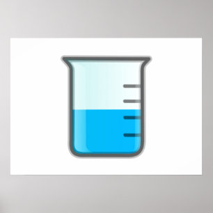 Beaker für Chemie Poster