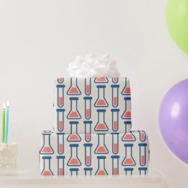 Beaker & Test Tube Science Theme Geschenkpapier