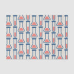 Beaker & Test Tube Science Theme Seidenpapier<br><div class="desc">Gewebepapier mit einem niedlichen zeichn eines Reagenzglases und eines Bechers. Ideal für Wissenschaftsarten.</div>