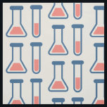 Beaker & Test Tube Science Theme Stoff<br><div class="desc">Gewebe mit einem niedlichen zeichn von Reagenzglas und Becherglas. Ideal für Wissenschaftsarten.</div>