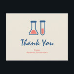 Beaker & Test Tube Science Theme Vielen Dank Postkarte<br><div class="desc">Vielen Dank Postcard mit einem niedlichen zeichn eines Reagenzglases und eines Bechers. Ideal für Wissenschaftsliebhaber.</div>