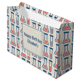 Beaker & Test Tube Science zum Geburtstag Große Geschenktüte