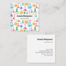 Beakers and Flask Fun Science Pattern