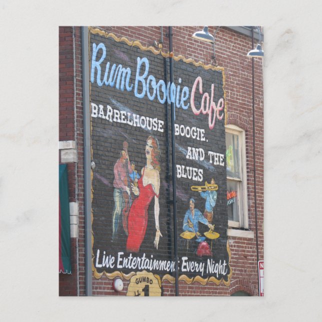 Beale 'n Blues Postkarte (Vorderseite)