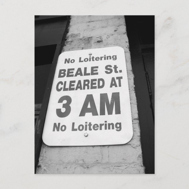 Beale n Blues Series Postkarte (Vorderseite)