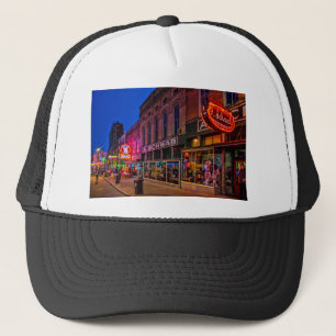 Beale Straße in Memphis Truckerkappe
