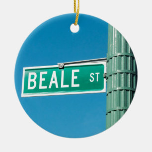 Beale Straßenschild Keramikornament