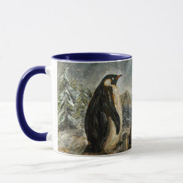 Beam Lingering Whimsical Aurora Animals Painting Tasse