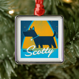 Beam Me Up Scotty Ornament Aus Metall