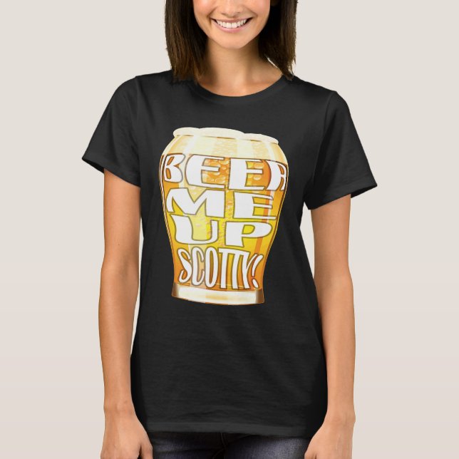 Beam mich hoch Scotty T-Shirt (Vorderseite)