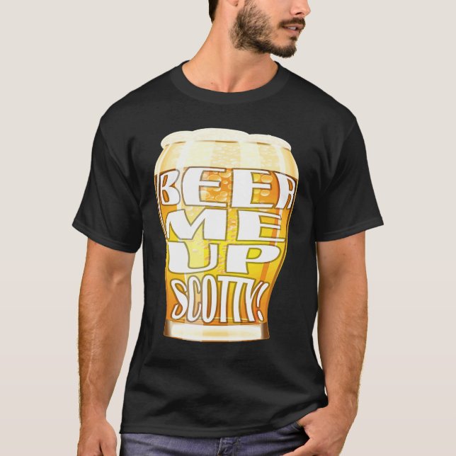 Beam mich hoch Scotty T-Shirt (Vorderseite)