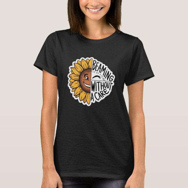 Beaming ohne Pflege T-Shirt (Vorderseite)
