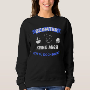 Beamte Kaffee Offizielle Mikado-Briefmarke offizie Sweatshirt