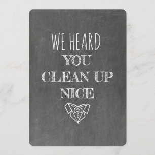 BEAMTER   Chalkboard Funny Vorschlag Einladung