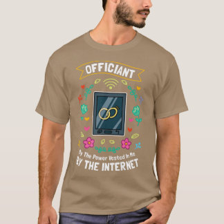 Beamter des Powers, der mir vom Internet übertrage T-Shirt