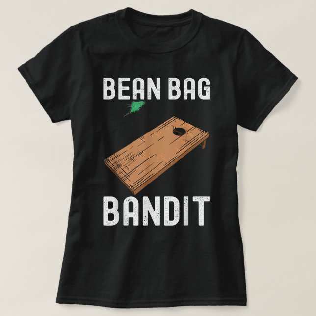 Bean Bag Bandit Cornhole T-Shirt (Design vorne)