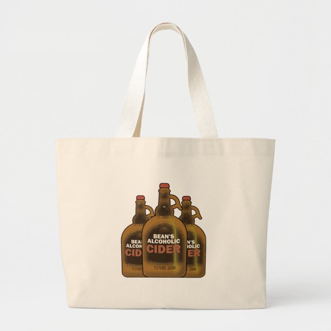 Bean Cider Jumbo Stoffbeutel (Vorne)