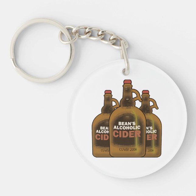 Bean Cider Schlüsselanhänger (Vorderseite)