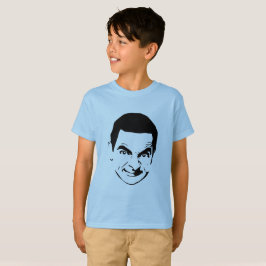 Bean Face Stencil Pop Art T-Shirt