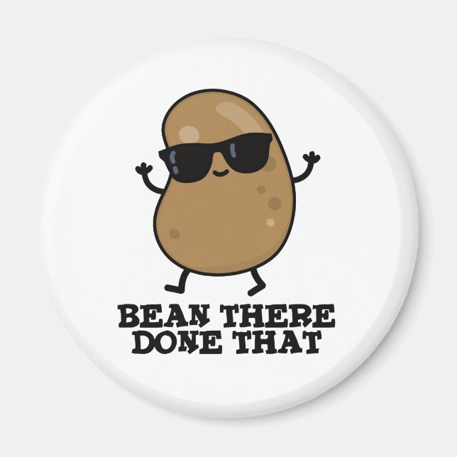 Bean hat dort diese lustige Bean Puppe gemacht Magnet (Vorne)