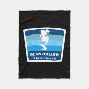 Bean Hollow State Beach Kalifornien Meerjungfrau U Fleecedecke
