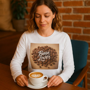 Bean Lover Kaffeebohnen Ästhetik T-Shirt
