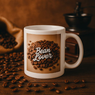 Bean Lover Kaffeebohnen Kaffeetasse