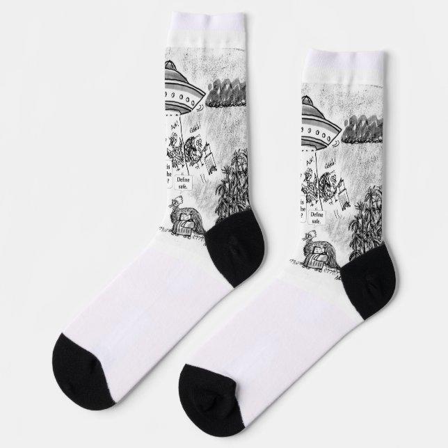 Bean mir die Charleston Mercury Socken (Linkes Detail)