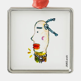 Bean-Mit Augen geflochtener Taoist-Ornament Ornament Aus Metall