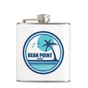 Bean Point Beach Florida Palm Tree Birds Flachmann