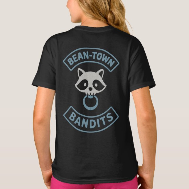 Bean Town Bandits Jugend-T - Shirt - Blue (Rückseite)